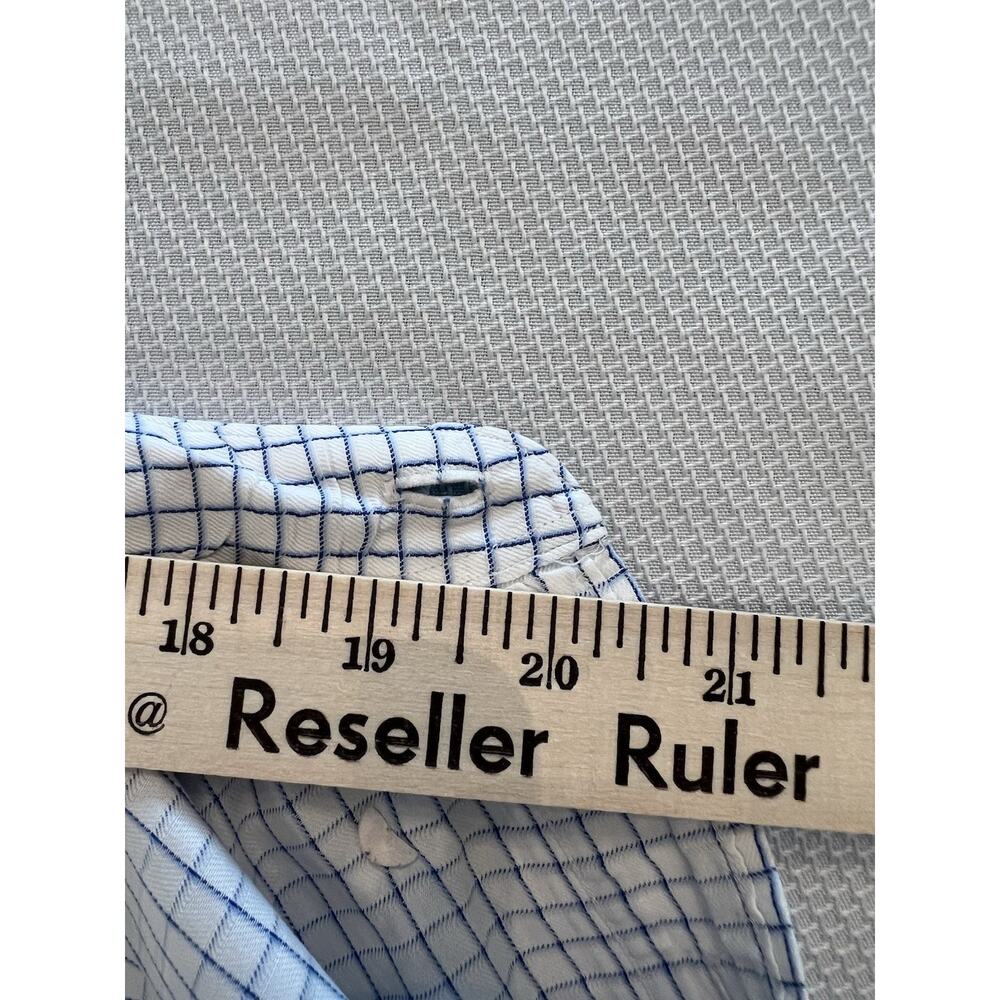 VNTG WALT DISNEY WORLD Shirt Men XXXL Long Sleeve Button Down Mickey Blue &White - Picture 14 of 16
